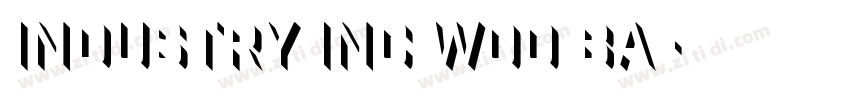 Industry Inc W00 Ba字体转换